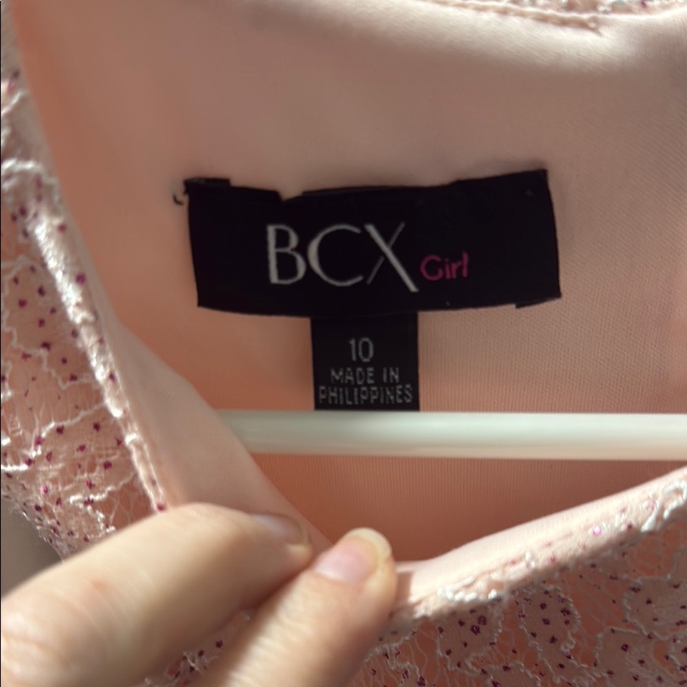 BCX Pink Asymmetrical High-Low Sundress - Picture 3 of 3